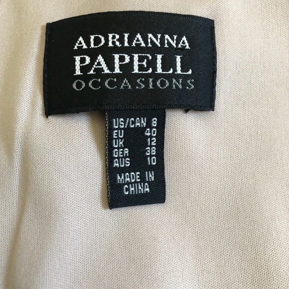 Adrianna Papell Tiered Chiffon Dress - Picture 10 of 10